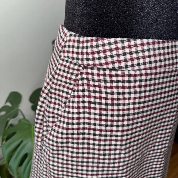 Abercrombie Gingham Mini Skort - Picture 3 of 7
